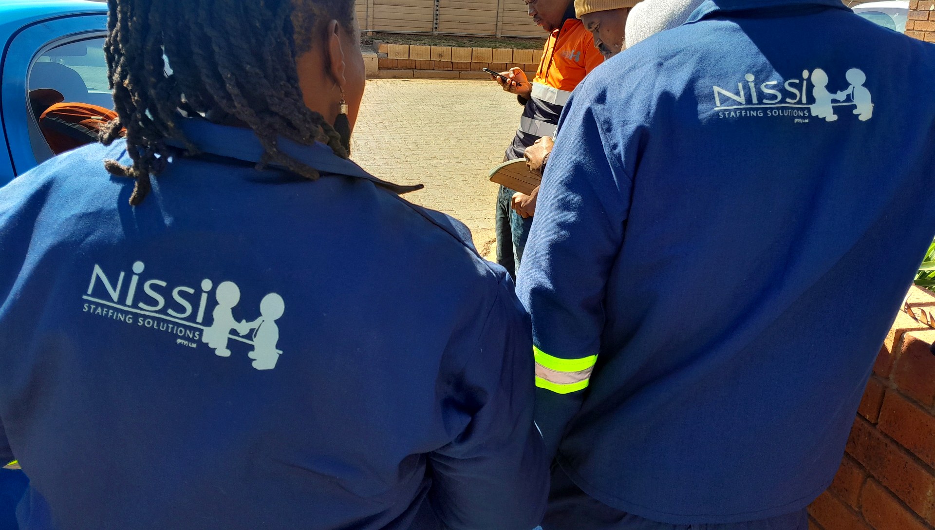 South African workforce in modern warehouse
